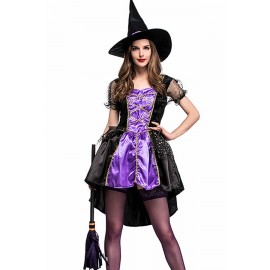 Black Wicked Witch Dress Beautiful Cosplay Apparel