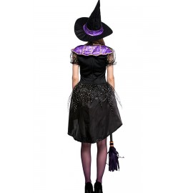 Black Wicked Witch Dress Beautiful Cosplay Apparel