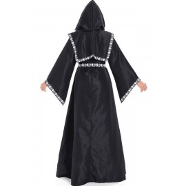 Black Skull Wicked Witch Halloween Cosplay Apparel