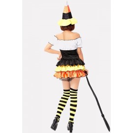 Yellow Witch Dress Halloween Apparel