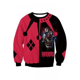 Black Clown Horror Halloween Sweatshirt