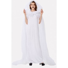 White Corpse Bride Dress Halloween Cosplay Apparel