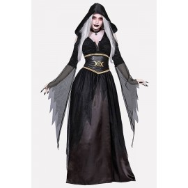 Black Wizard Horror Halloween Cosplay Apparel
