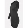 Black Cutout One Shoulder Beautiful Bodycon Mini Dress