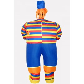 Men Multi Clown Inflatable Adult Cute Carnival Apparel