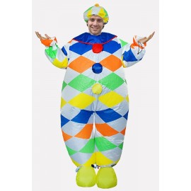 Men Multi Clown Inflatable Disney Cruise Apparel