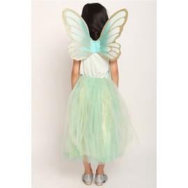 Light-green Fairy Angel Cute Kids Cosplay Apparel