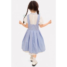 Blue Alice In Wonderland Maid Kids Cosplay Apparel