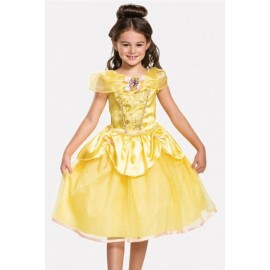 Yellow Princess Dress Cute Kids Apparel
