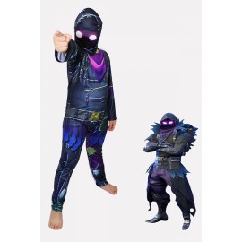 Purple Fortnite 3d Print Kids Halloween Cosplay Apparel