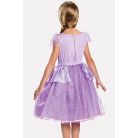 Light-purple Princess Dress Cute Kids Apparel